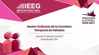 Sesión ordinaria de la  Comisión Temporal de Debates