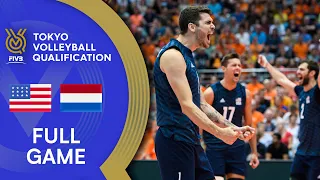 USA🇺🇸 vs. NED🇳🇱 - Men’s OQT 2019 - Full Match