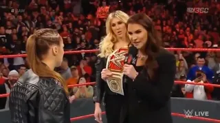 Ronda rousey Attacks Becky lynch   RAW 4 March 2019