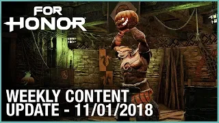 For Honor: Week 11/01/2018 | Weekly Content Update | Ubisoft [NA]