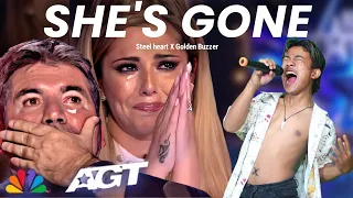 Golden Buzzer : Simon Cowell cried when he heard the song She's Gone with an extraordinary voice