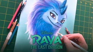 How to draw Sisu | Raya and the Last Dragon | Full Drawing Timelapse