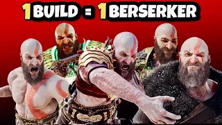 Destroying Every Berserker One Build At The Time - God Of War Ragnarök Best Builds - NG+ GMGOW