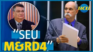 Deputado ataca Flávio Dino: 'vem buscar minha arma aqui'