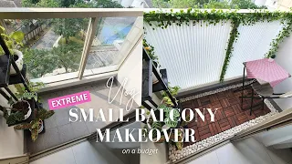 Small Balcony Makeover On a Budget