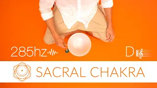 288hz | Crystal Singing Bowl for Creativity & Sensuality | Sacral Chakra 'D' Note | Meditation Music