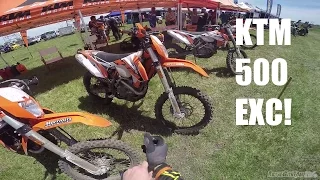 2016 KTM 500 EXC Test Ride! The Monster!