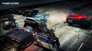 NFS Most Wanted | Police Chase Max Heat Level Escape | Ford Raptor vs Police