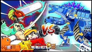 Godzilla vs. ZORO - CHAINSAW MAN / Мега танки VS Мега Босс | Мультики про танки | Arena Tank Cartoon