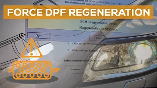 How to perform forced DPF regeneration Volvo V50