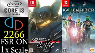 Yuzu EA 2266 Megaton Musashi and Kamen Rider Memory of Heroez on Intel Core i3 10100f GTX 970