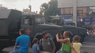 Військовий парад в Києві до Дня Незалежності України.