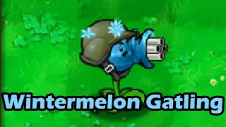 Wintermelon Gatling - NEW PLANT IN Plants vs Zombies