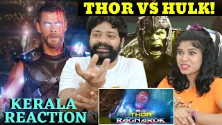Thor: Ragnarok - Thor vs Hulk Fight Scene REACTION💪🥵🔥 | Malayalam | Chris Hemsworth | Marvel Studios