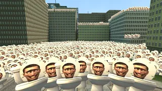 Trying To Escape The Skibidi Toilet Nextbot Horde in Gmod