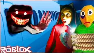 СЕКРЕТ ЛАГЕРЯ в САМОЛЕТЕ с SCP и БАЛДИ Roblox Airplane Camping приключения от Валеришка