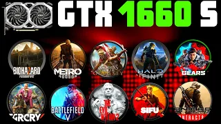 GTX 1660 SUPER  BENCHMARK TEST IN 10 GAMES AT 1080P