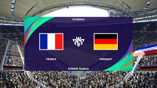 France vs Germany (23/03/2024) International Friendly PES 2021