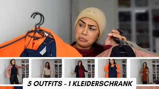 5 Outfits - 1 Kleiderschrank - Was hat mein Kleiderschrank so zu bieten? l Elanhelo