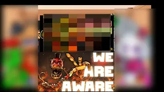 Glamrock animatronics react to we are aware and???/Глэмрок аниматроники реагируют на we are aware и