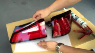 how to Double Seal your tail lights by CT AUTOPARTS