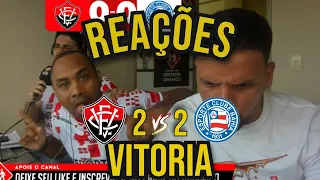 REAÇÕES TORCEDORES DO VITÓRIA [VITÓRIA 2 X 2 BAHIA] BRASILEIRÃO 2024