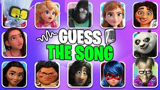 Guess Who's Singing 🎤🎙️🎶| Disney Song Quiz Challenge | Barbie,Moana,Elsa,Asha,Mirabel,Princes Peach