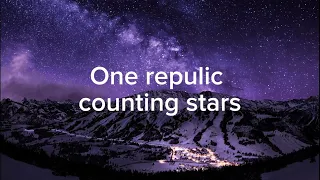 Onerepulic counting stars (LYRICS) #lyrics #onerepublic #countingstars