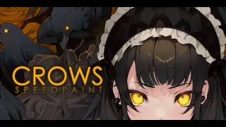 CROWS ❥ speedpaint