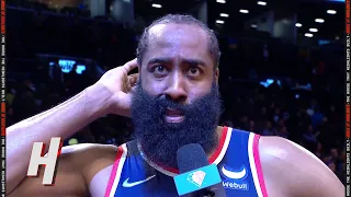 James Harden Talks Nets Win Over Knicks, Postgame Interview