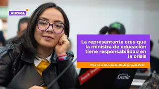 Jennifer Pedraza propone una rectoría ad hoc para la Universidad Nacional | Educación