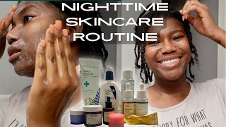 NIGHTTIME SKINCARE ROUTINE | DRY & TEXTURED SKIN ROUTINE | ALL MY FAVORITE PRODUCTS | DESTINYRUDD