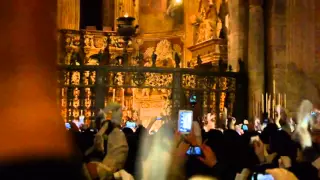 Festa di Sant'Agata Catania 2014 - Uscita del busto reliquiario di S.agata dalla sua Cameretta