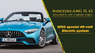 Mercedes-AMG SL 43 (2023) AMG Roadster Visual Review, Detail Interior and Exterior