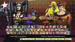 JoJo's Bizarre Adventure: All-Star Battle R - All Characters & Colors + Stages & DLC (Risotto Nero)