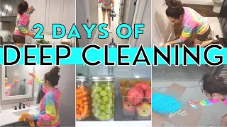 MEGA 2 DAY DEEP CLEAN WITH ME! | EXTREME CLEANING MOTIVATION | WEEKLY CLEANING ROUTINE