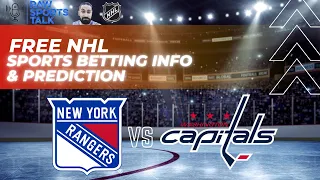 New York Rangers VS Washington Capitals 3/14 FREE NHL Sports Betting Info & My Pick/Prediction