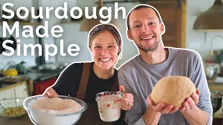 NO STRESS Sourdough Routine for Family of 6 - NO DISCARD!