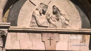 Via Dolorosa in Jerusalem - Israel stock footage