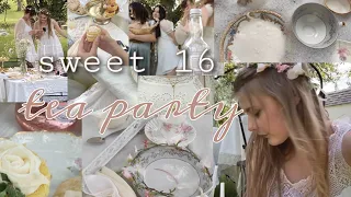 my sweet 16 summer solstice tea party ❀ | birthday vlog