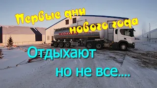 Первые дни нового года. Отдыхают, но не все.....Работаем 3 дня на молоке. 28.01.2022.