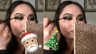 Christmas Holiday Glam/ Grinch Makeup Tutorial | IsamarrMakeup