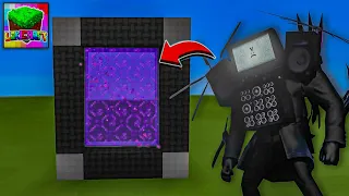 How to Make a PORTAL to TITAN TV MAN in Lokicraft