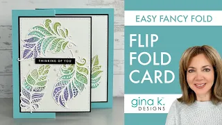 Flip Fold Card - Easy Fancy Fold!