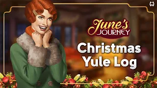 June's Journey Yule Log Video