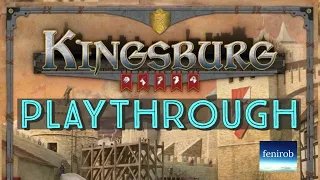 Kingsburg Board Game (2nd Edition) - Playthrough