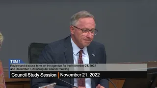 Council Study Session - 11/21/2022