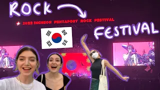 I went to a rock festival in KOREA?! Pentaport ROCK festival