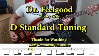 Dr.  Feelgood - Motley Crue (Bass Cover with Tabs)