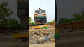 Train VS TATA Truck & Auto Rickshaw #shorts